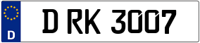 Truck License Plate